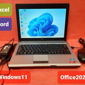 NEC ノートパソコン Windows11 Office2021 エクセル ワード パワーポイント Corei7