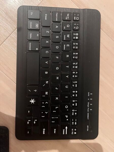 タブレット用 Bluetoothキーボード 日本語配列 ブラック 薄型