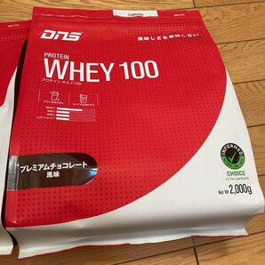 DNS プロテイン ホエイ100 プレミアムチョコレート風味 2000g いちごミルク風味 2000g