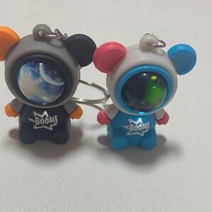 スペースベアラバーマスコットキーホルダー 2種