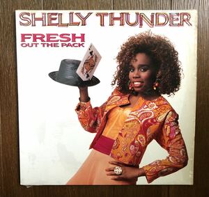 レア 1989 Shelly Thunder / Fresh Out The Pack シェリー サンダー LP Island アイランド Euro ドイツ盤 Mango 210349 絶版