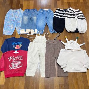 110cm 子供服 韓国服 男の子 女の子 パンツ トップス セットまとめ売り