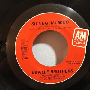 ★The Neville Brothers/Sitting In Limbo★JIMMY CLIFF名曲カバー！7inch 45