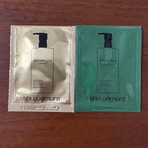 シュウウエムラ アルティム8∞ クレンジングオイル、A O+P.M.クリア ユースラディアントクレンジングオイル サンプル