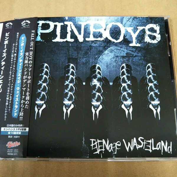 中古CD PINBOYS / ピンボーイズ『TEENAGE WASTELAND』国内盤/帯有り EKRM-1071【1013】