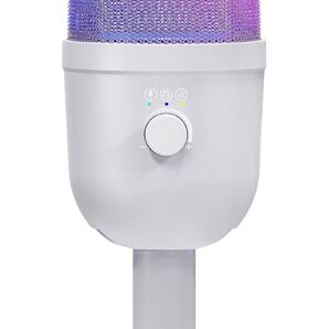 コンデンサーマイク USB 卓上 PC マイク 192kHz 24bit 録音 2段階ノイズキャンセリング機能搭載 カーディオイド