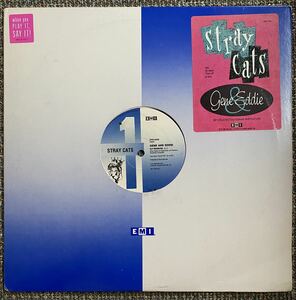 Stray Cats 1988 US Promo 12inch Single Gene & Eddie ロカビリー ストレイキャッツ