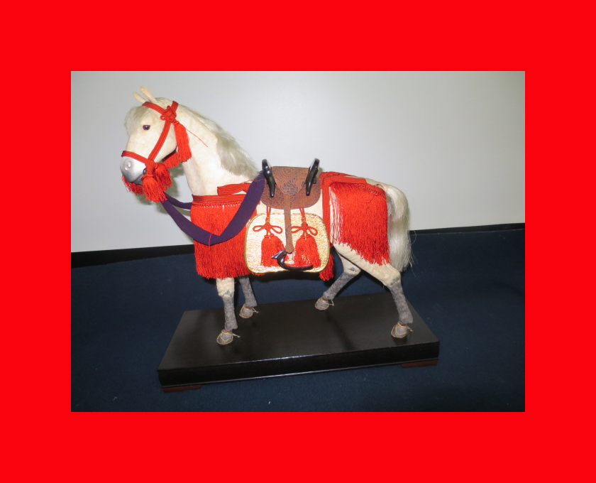:Decisión inmediata [Museo de Muñecas] Muñeca Shinba D-300 May, muñeca guerrera, decoración general. Maki-e 5, estación, Eventos anuales, Día del Niño, muñecas de mayo