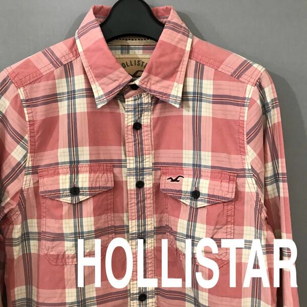 ホリスター HOLLISTAR 【お勧め】長袖 シャツ メンズ ファッション 衣類 ピンク色系 ♭◇