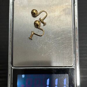 k18 金玉イヤリング