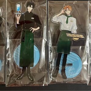 鯛代くん、君ってやつは。 ヤマダ コラボカフェ NATSLIVE CAFE たいえび祭 等身 アクリルスタンド 全4種セット