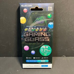 ELECOM iPhone 2020秋 5.4inch ゲーミングガラス ブルーライトカット
