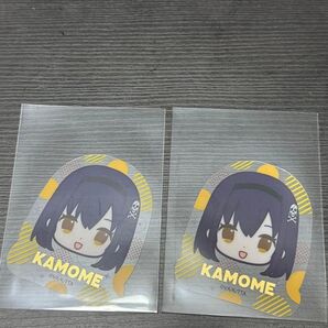 summer pocketsダイカットクリアステッカーガム 久島鴎 2枚セット