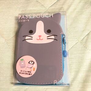 ハチワレ猫 パスポーチ ICカード用