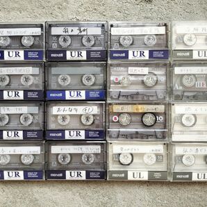 カセットテープ 10分 16本 maxell SONY TDK