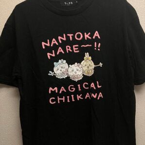 C. まじかるちいかわ なんとかなれー 半袖Tシャツ ハチワレ うさぎ