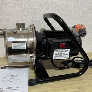 電動井戸ポンプ 浅井戸ポンプ 1HP 自吸式 18GPM 1200GPH