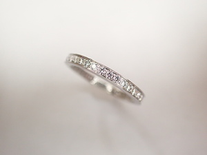  beautiful goods Van Cleef & Arpels Pt950 diamond romance Eternity ring ring 