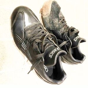 P皮付 26.5cm asics 野球 ソフトボール スパイクシューズ 野球 スパイク P革付 26.5センチ