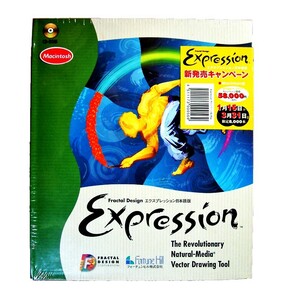 [888] Fractal Design Expression Macintosh version unopened goods flaktaru design expression draw .. soft 4511173000569