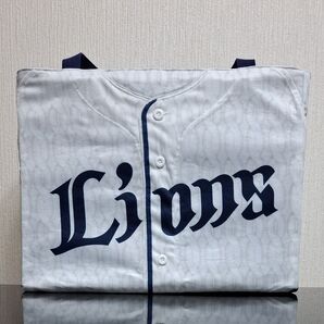 埼玉西武ライオンズサマーニットユニフォーム リメイクトートバッグ