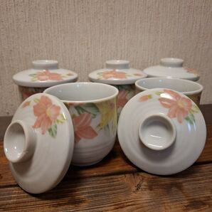 エジリー マグノリア 茶碗蒸し椀5客