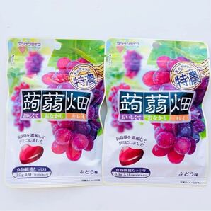 2袋 マンナンライフ ぎゅぎゅっと特濃 蒟蒻畑グミ ぶどう味 地域限定 群馬県限定 蒟蒻畑 グミ グレープ ギフト お土産