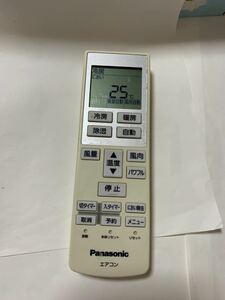 (153)Panasonic パナソニック A75C3639 エアコン用リモコン エアコンリモコン 中古品 赤外線確認済 ☆全国送料一律210円 簡易清掃済♪