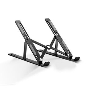 ノートパソコンスタンド PCスタンド 進化版 折り畳み 机上 コンパクト収納
