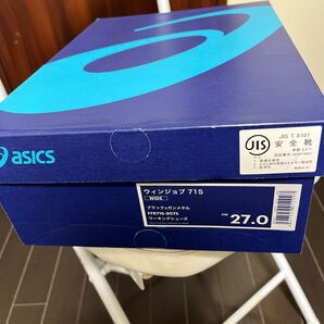 アシックス ウインジョブ 71S. 27.0㎝ 安全靴 日本製 アシックス ブラック