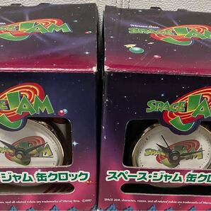 SPACE JAM スペース・ジャム 缶クロック 2個セット 未使用