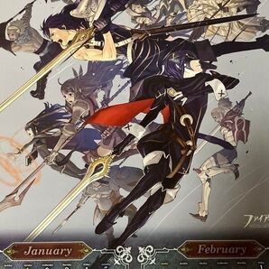 ファイアーエムブレム覚醒 カレンダー ポスター 任天堂 ニンテンドー クロム ルフレ FIRE EMBLEM CALENDAR
