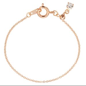 アジャスターチェーン 延長チェーン スライド式 10cm ネックレス ニッケルフリー ゴールド エンドパーツ/ラインストーン