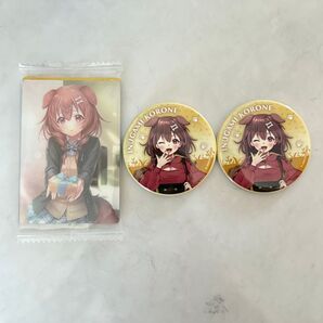ホロライブ 戌神ころね 東武動物公園 コラボ 缶バッジ error カード 缶バッジ