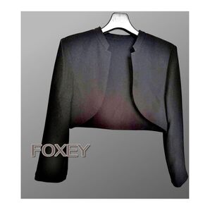 FOXEY NY ボレロ フォーマル ブラック 40 フォクシー