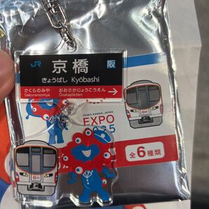 JR西日本ミャクミャク駅名標チャーム