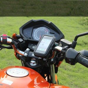 スマホホルダー バイク 自転車 カバー 360度回転 スマホスタンド 防水 小