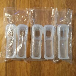 Nintendo 任天堂 純正 Wiiリモコン ジャケット カバー 周辺機器 新品3個 中古良品2個 セット 匿名配送