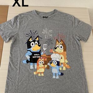 家族 Bluey アニメ Tシャツ ブルーイ ビンゴ 半袖 レディース XL