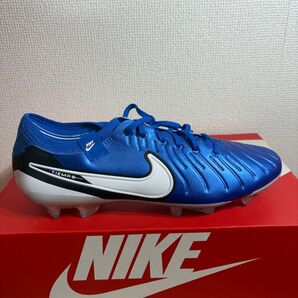 27cm ナイキ レジェンド10 エリート FG サッカースパイク 天然芝 青