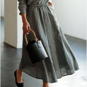 【訳あり】ユナイテッドアローズ グリーンレーベルリラクシング リネンスカート