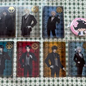 刀剣乱舞 大本丸博 箔押しクリアカード 豊前 桑名 松井 白山 孫六 九鬼 富田