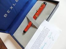 ◆【ほぼ未使用】Bexley ベクスレイ　USA made　admiral Collection　 ペン先：EF　コンバータ付属_画像1