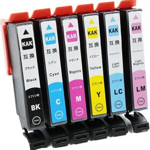 エプソン用 KAK-6CL 互換インクカートリッジ 6色セット EP-717A/EP-817A対応 カキゴオリ かき氷 カキ氷