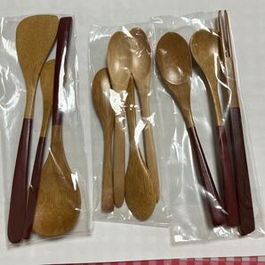 竹、 スプーン 組み合わせ