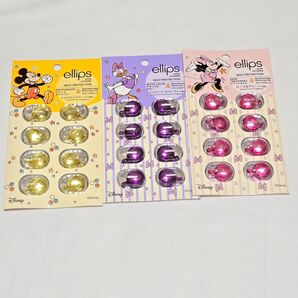 【3種類セット】ellips ヘアトリートメント カプセル ディズニーキャラクター ヘアケア