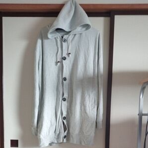 丈長め メンズ パーカー
