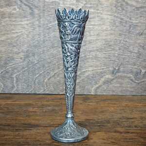 アンティーク 一輪挿し 銀製品 シルバー 花瓶 フラワーベース