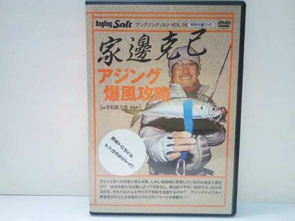 ◆美品DVD家邊克己アジング爆風攻略in宇和島方面(愛媛県)新保明弘 高級五目 南伊豆(静岡県)一瀬丸アジスプでサーフアジング 外房(千葉県)◆