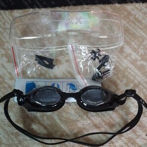 AX スイミングゴーグル UV Shield Anti-Fog ブラック